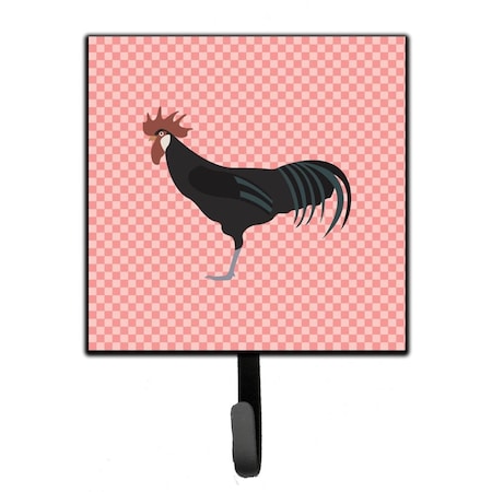 Carolines Treasures Minorca Ctalalan Chicken Pink Check Leash or Key Holder BB7841SH4